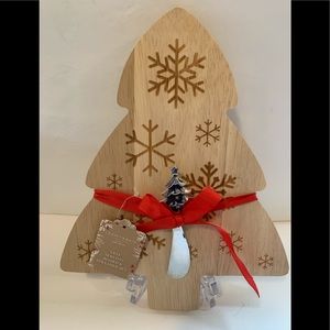 NWT Legacy & Main Wood Serving Board w/Spreader